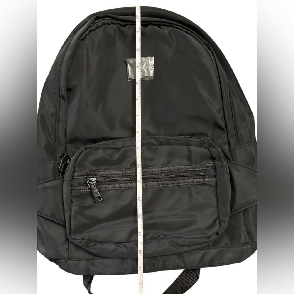 Badgley Mischka Black Nylon Backpack with a detachable fanny pack - Picture 5 of 8